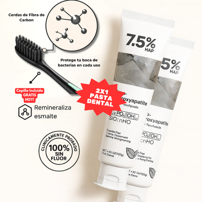 LÜMA Teeth™ Pasta Dental de Nano-Hidroxiapatita
