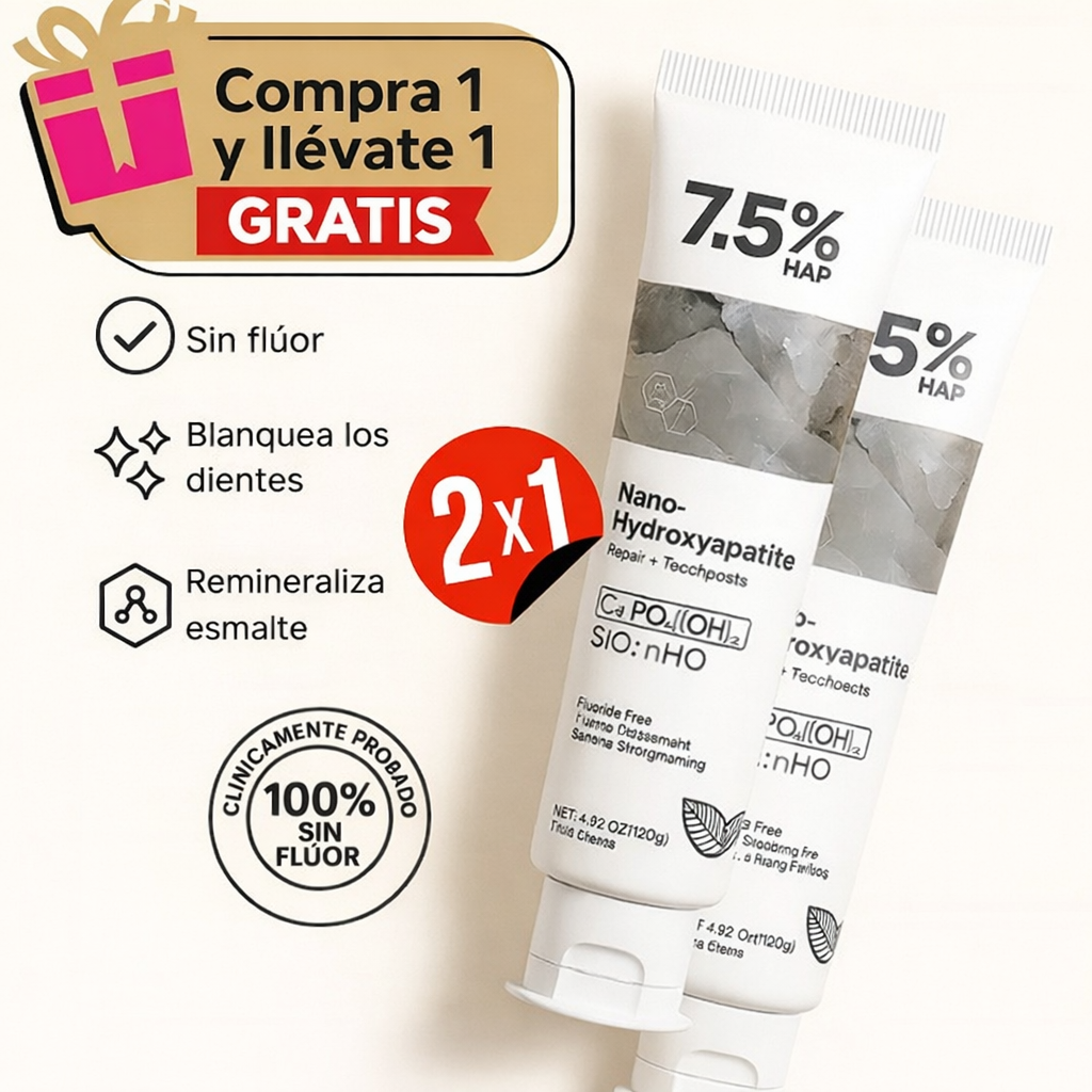 LÜMA Teeth™ Pasta Dental de Nano-Hidroxiapatita