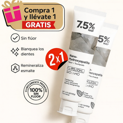 LÜMA Teeth™ Pasta Dental de Nano-Hidroxiapatita