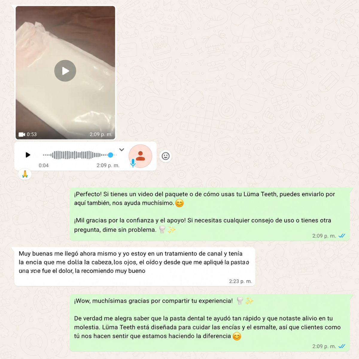 LÜMA Teeth™ Pasta Dental de Nano-Hidroxiapatita