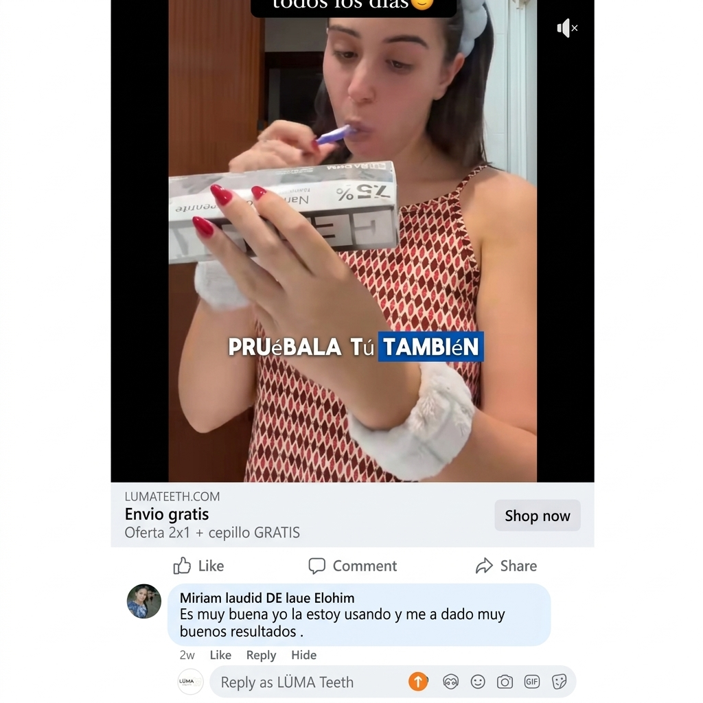 LÜMA Teeth™ Pasta Dental de Nano-Hidroxiapatita