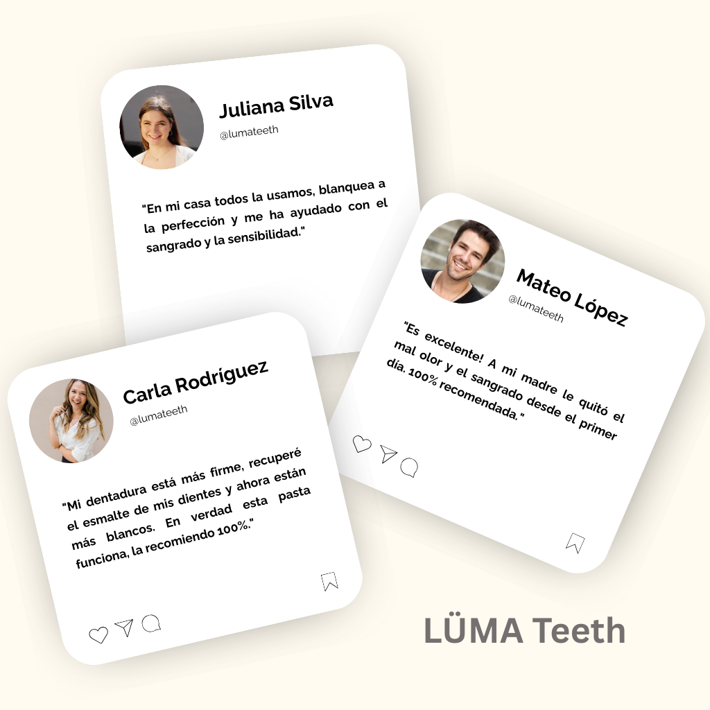LÜMA Teeth™ Pasta Dental de Nano-Hidroxiapatita