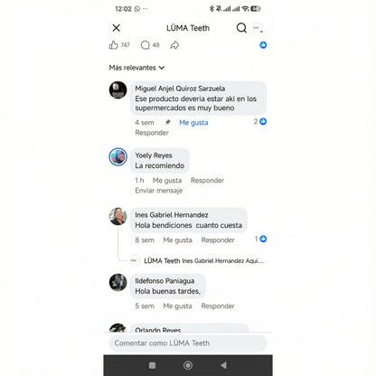 LÜMA Teeth™ Pasta Dental de Nano-Hidroxiapatita